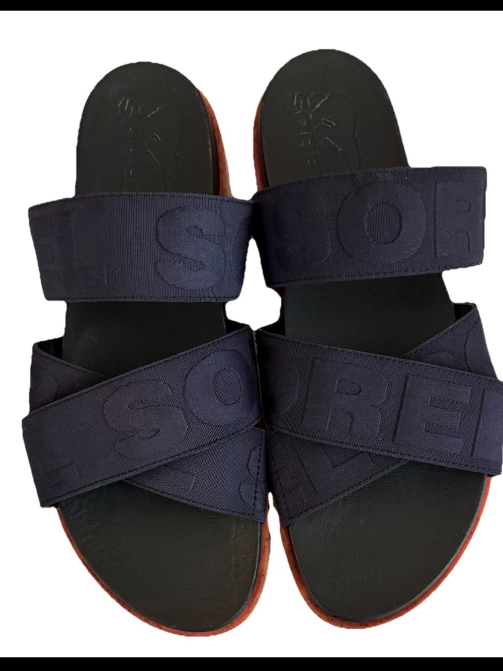 SOREL - Roaming Decon Sport Slide Navy blue/ Brown  Size 9